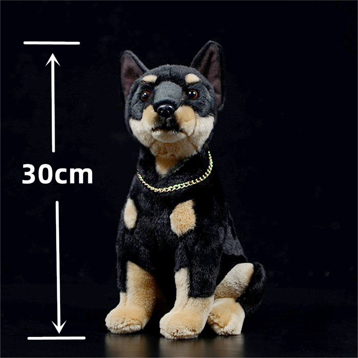 Realistic Doberman Puppy Plush