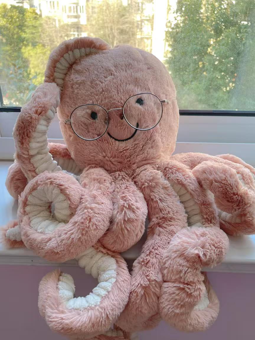 Fluffy Kawaii Octopus Plush