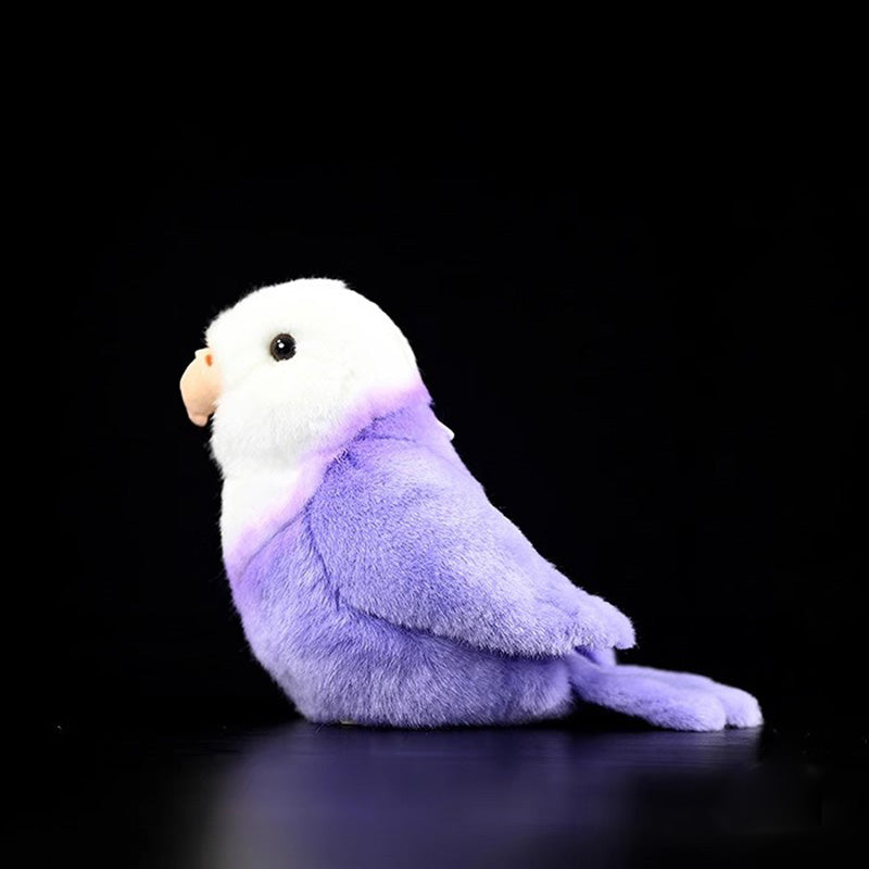 Realistic Purple Bird Plush