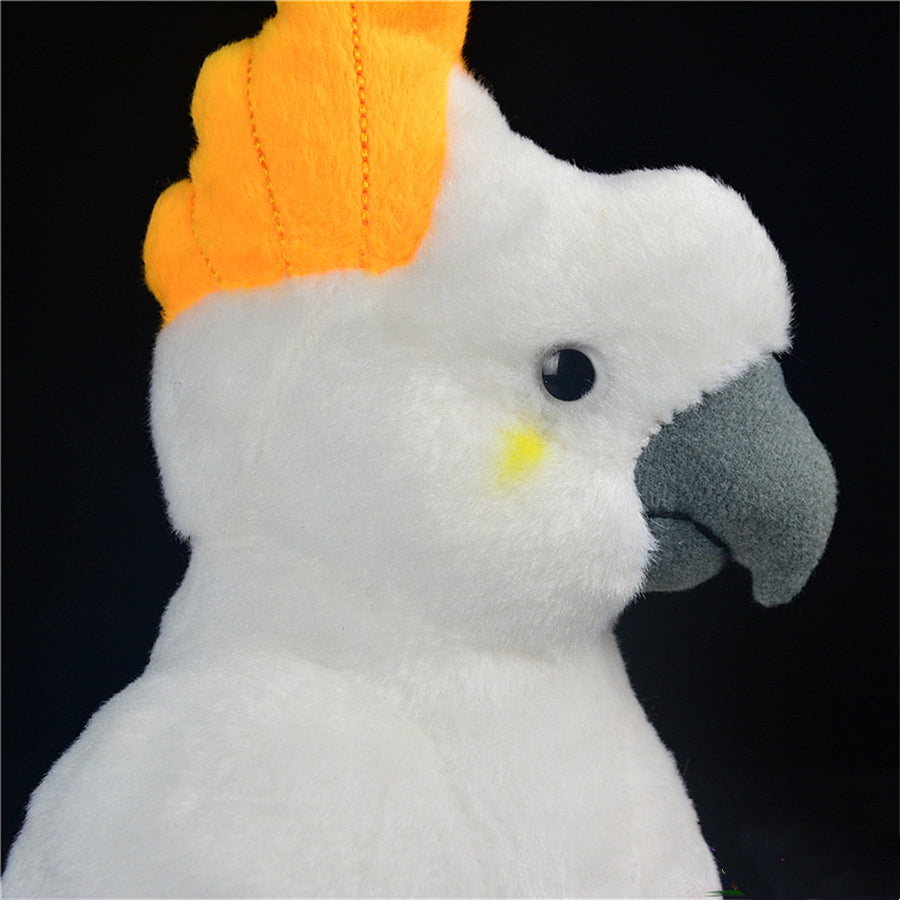 Realistic Cakatoo Parrot Plush