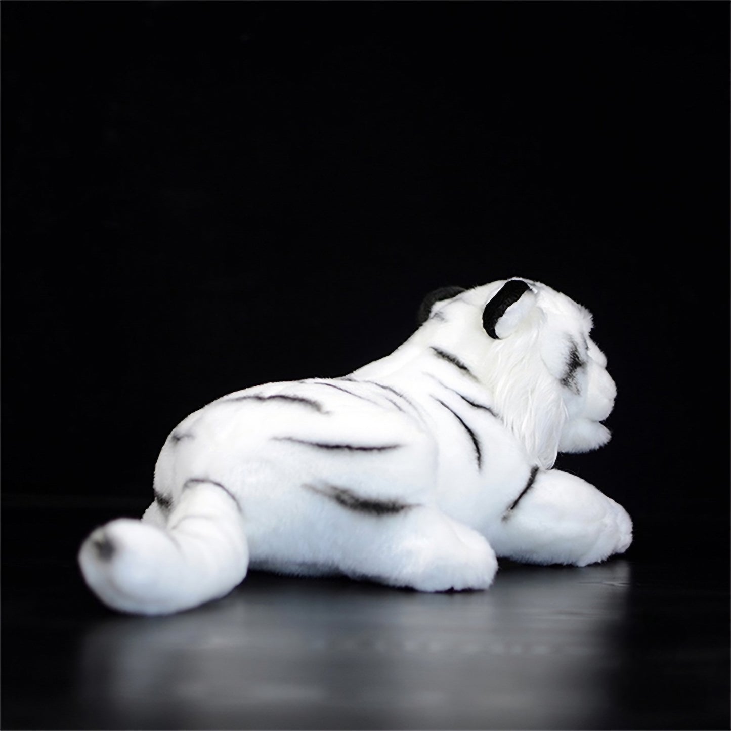 Realistic White Tiger Plush