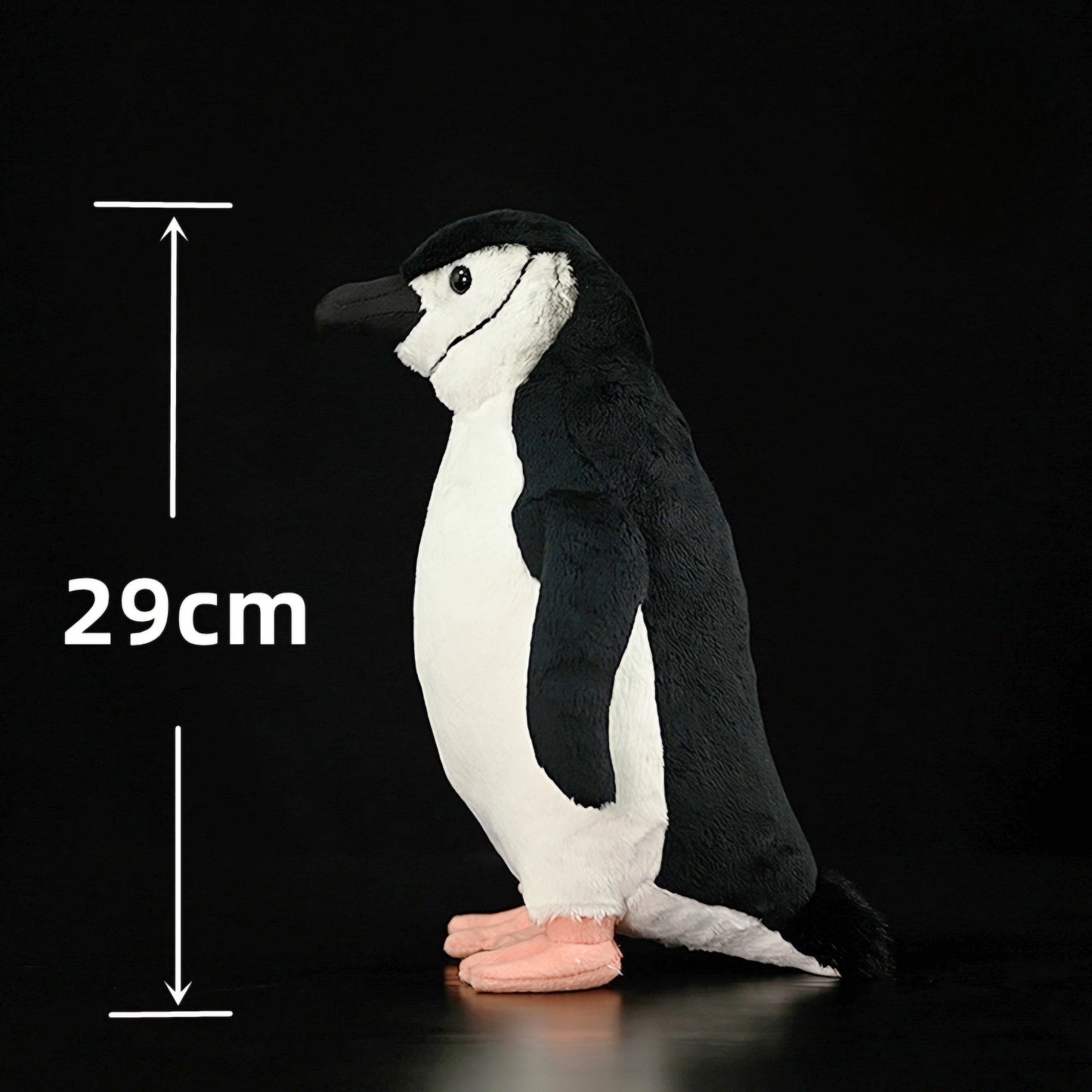 Realistic Chinstrap Penguin Plush