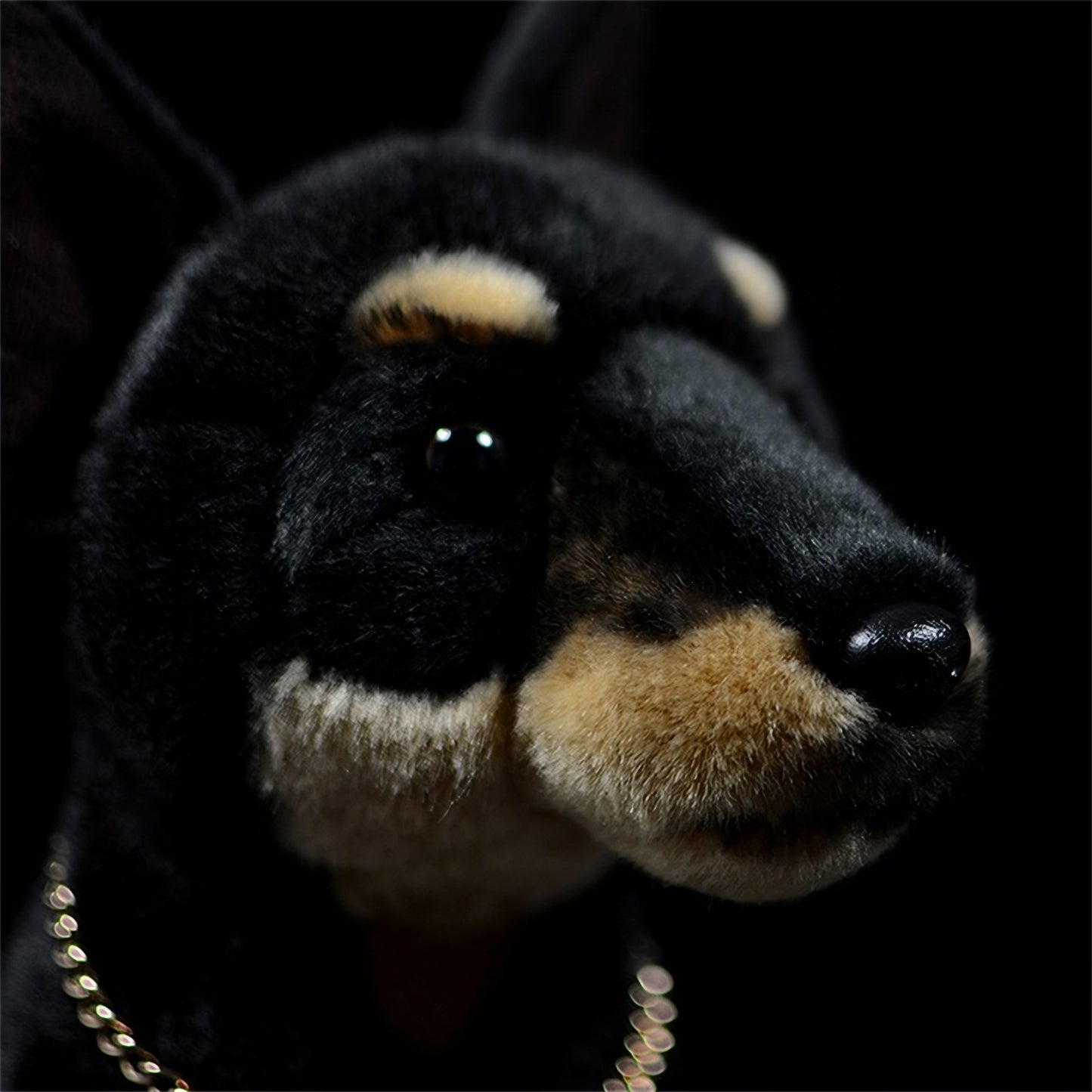 Realistic Doberman Puppy Plush