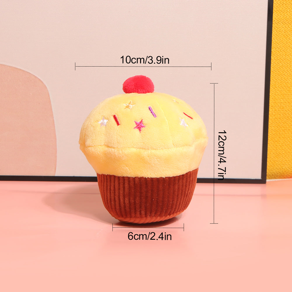 Cute Vanilla Cupcake Plush