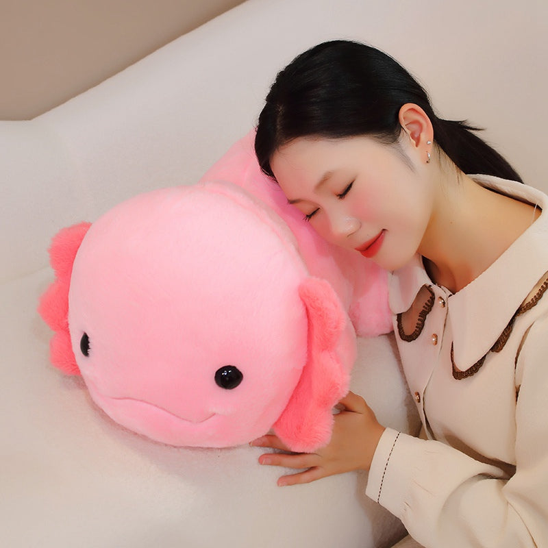 Cute Kawaii Pink Axolotl Plush
