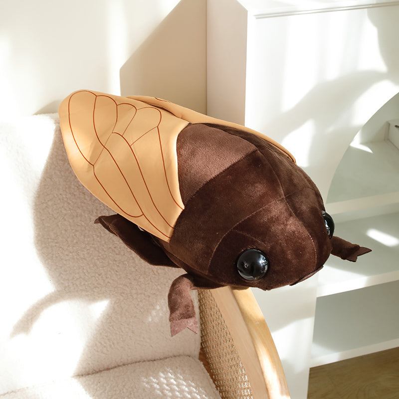 Cute Brown Cicada Bug Plush
