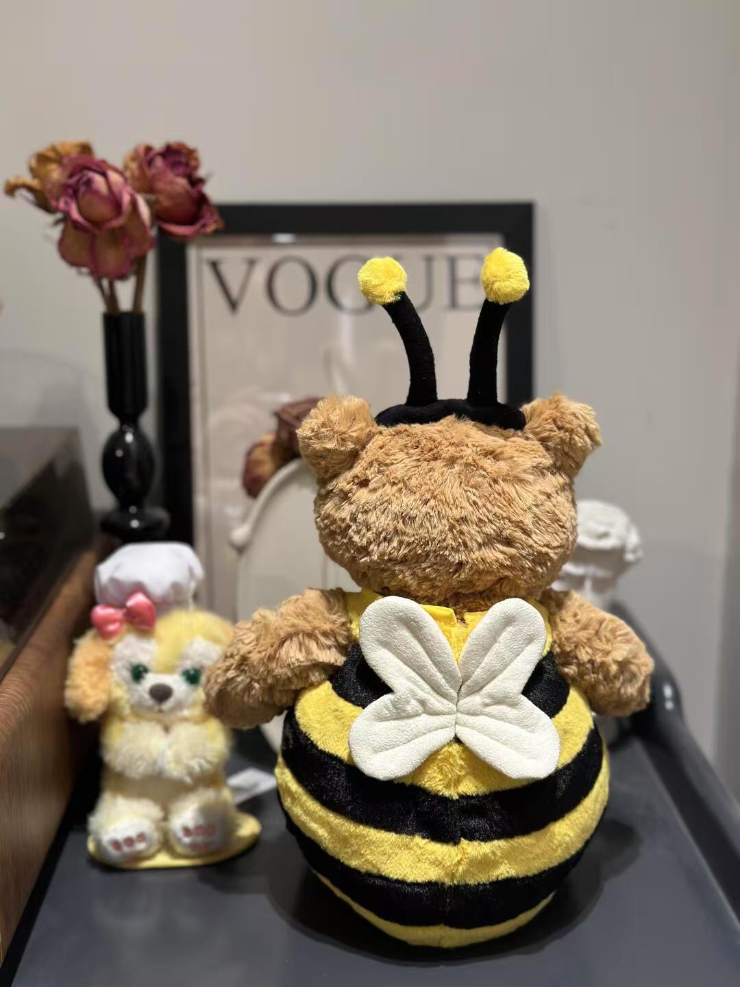 Fuzzy Bee Bear Plush