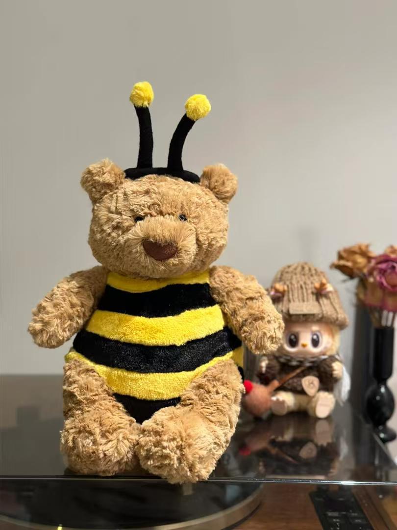 Fuzzy Bee Bear Plush