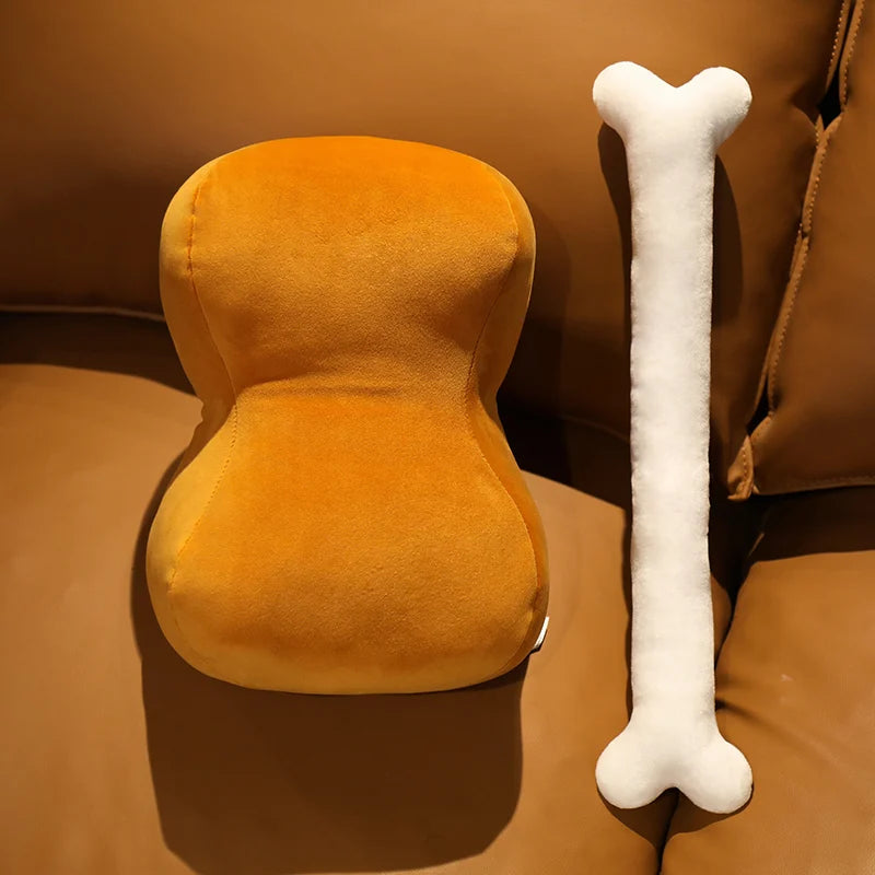 Chicken & Bone Handwarmer Plush