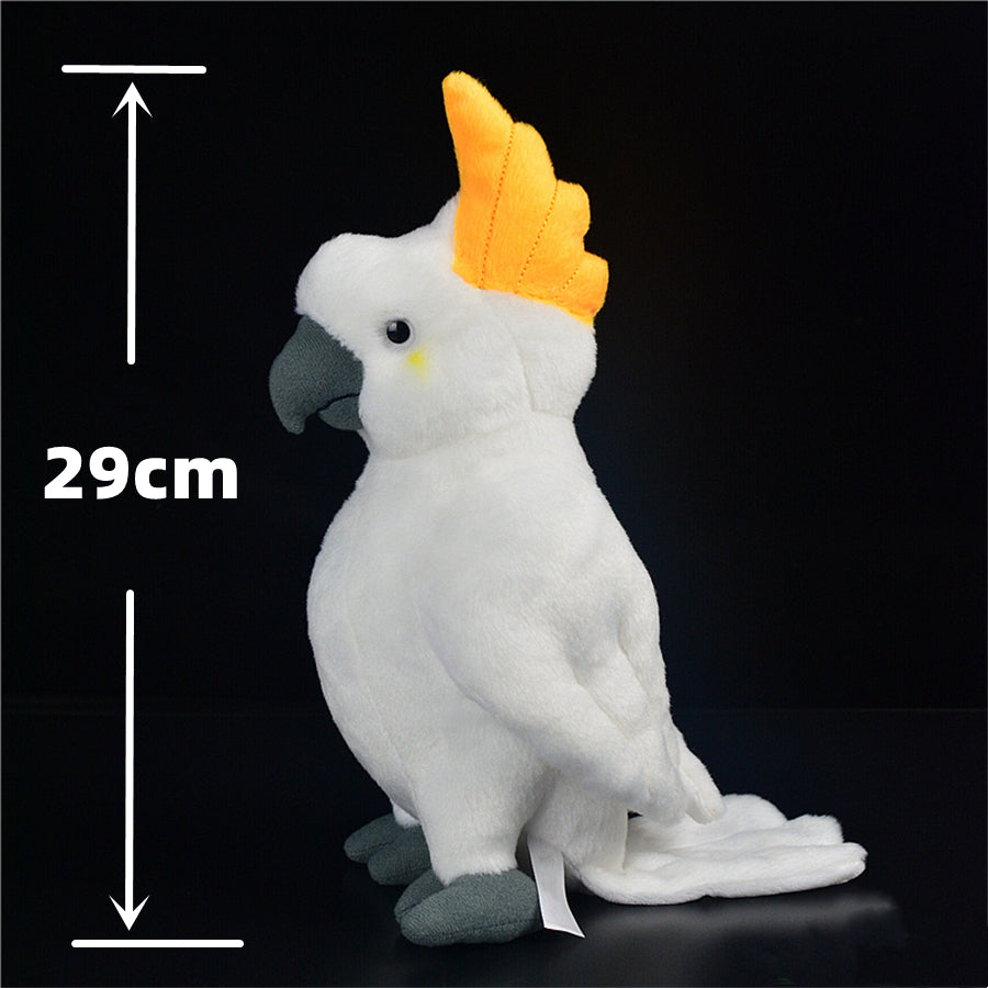 Realistic Cakatoo Parrot Plush