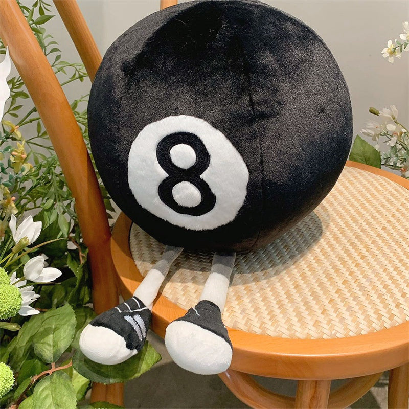Big Billiard Eight Ball Plush