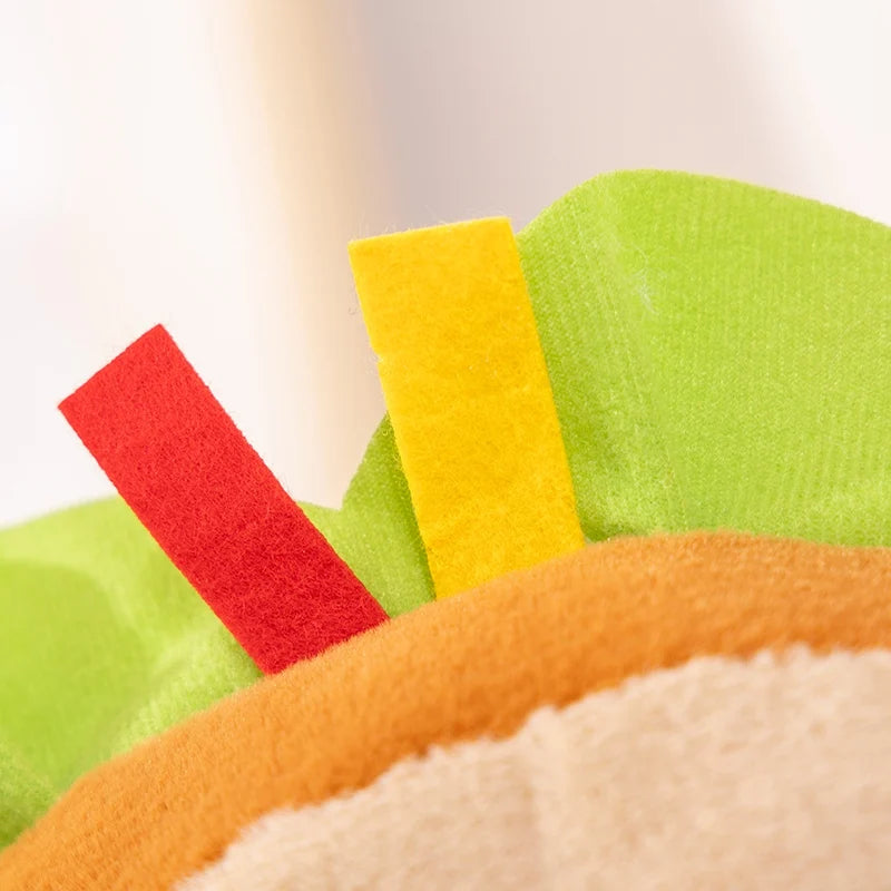 Happy Taco with Legs Plush