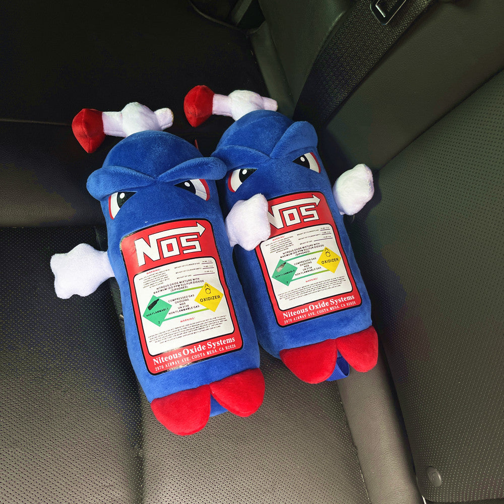 Blue Angry Nos Pillow Plush
