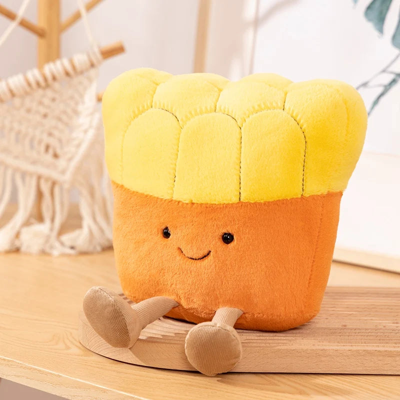 Happy French Fries with Legs Plush