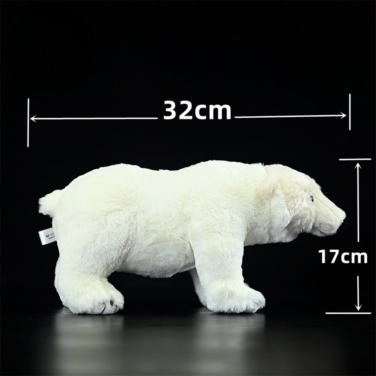 Realistic Polar Bear Plush