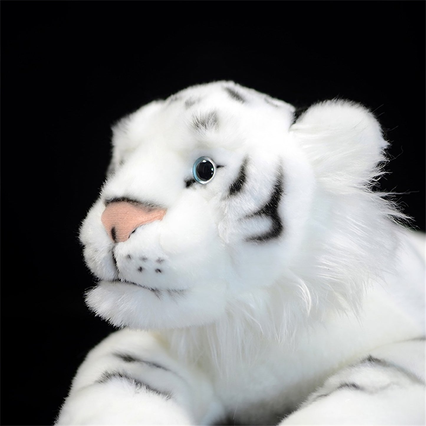 Realistic White Tiger Plush
