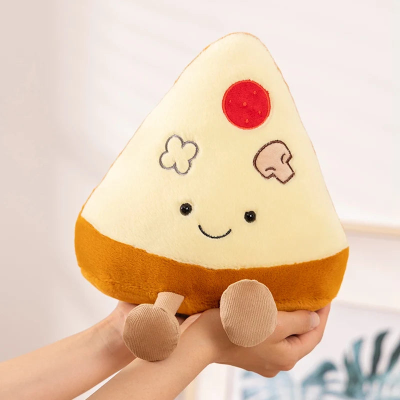 Happy Pizza with Legs Plush
