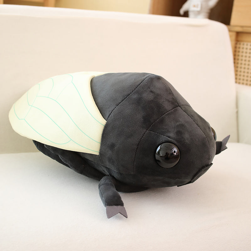 Cute Black Cicada Bug Plush