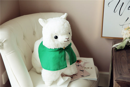 White Cloaked Alpaca Plush