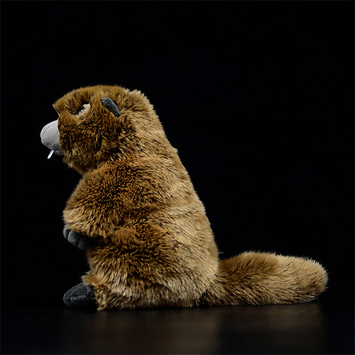 Realistic Fluffy Marmot Plush