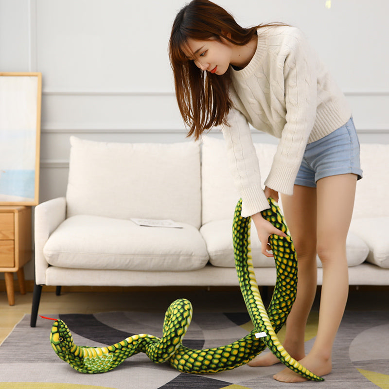 Green Cobra Snake plush