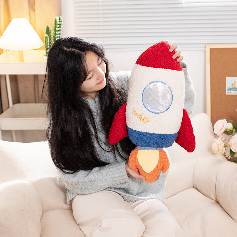 Fuzzy Rocket Ship Plush