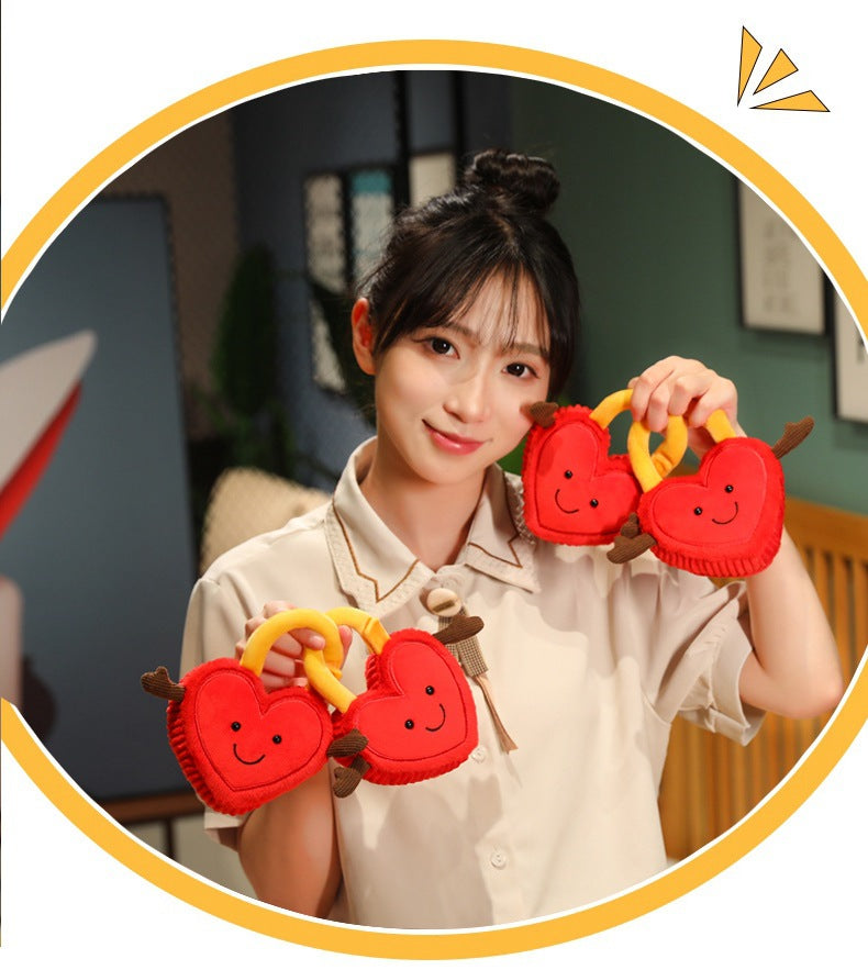 Cute Hearts Locks Plush