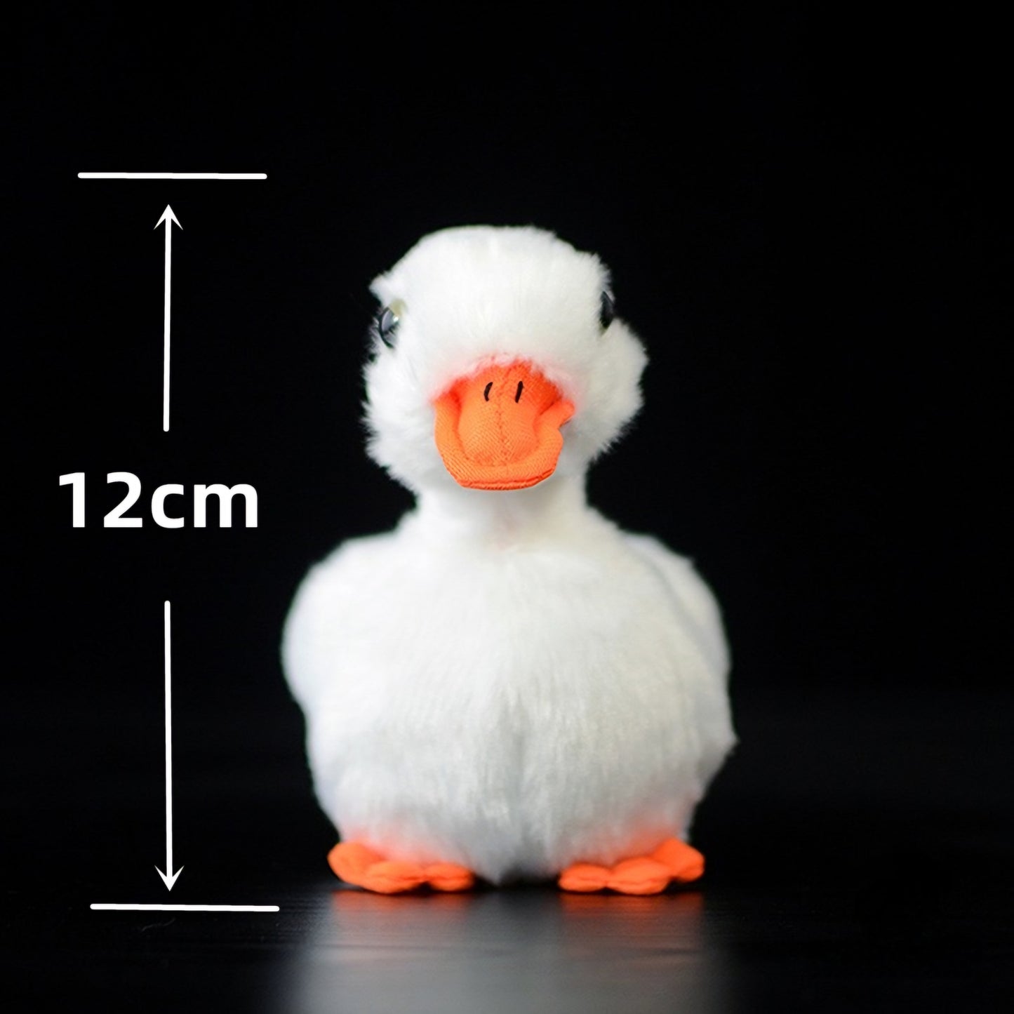 Realistic White Baby Duck Plush