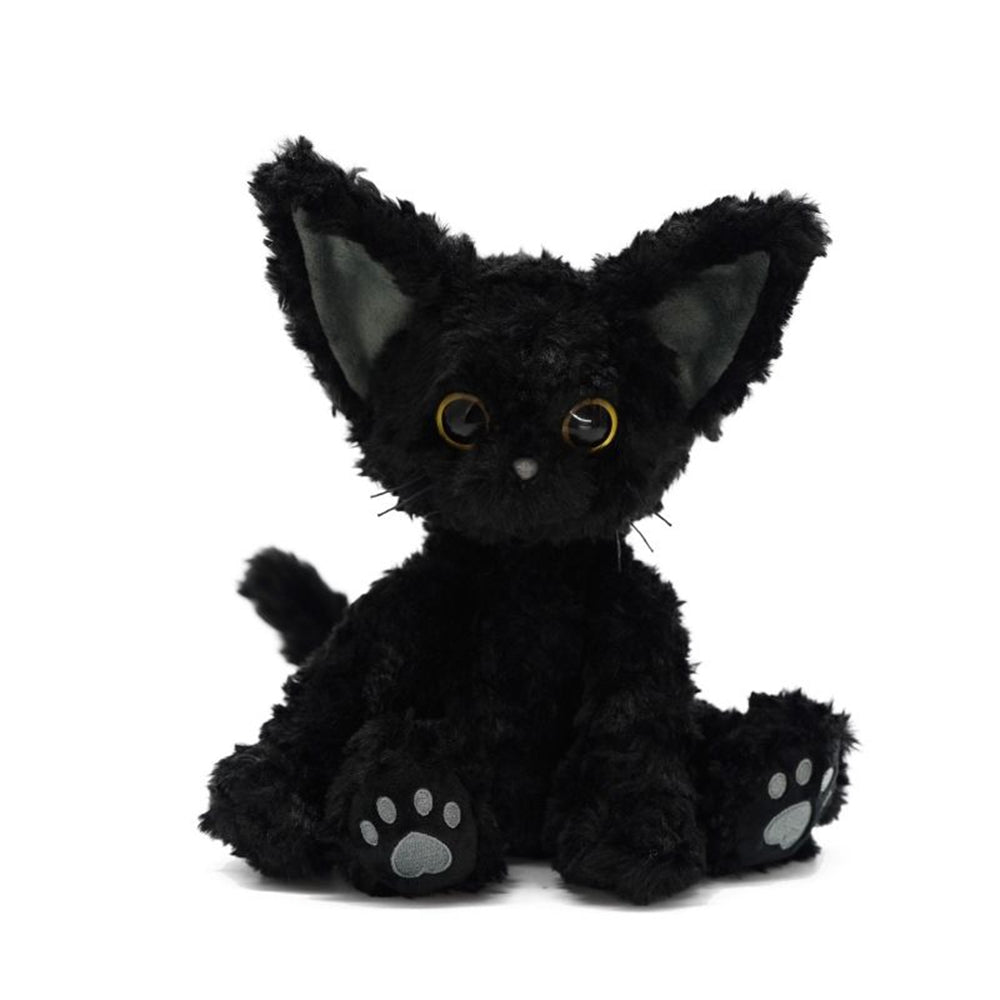 Fuzzy Black Cat Plush