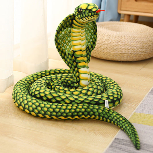 Green Cobra Snake plush