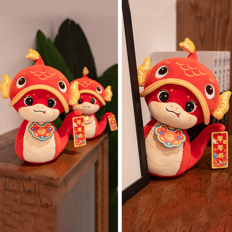 Chinese Festival Red Snake Plush