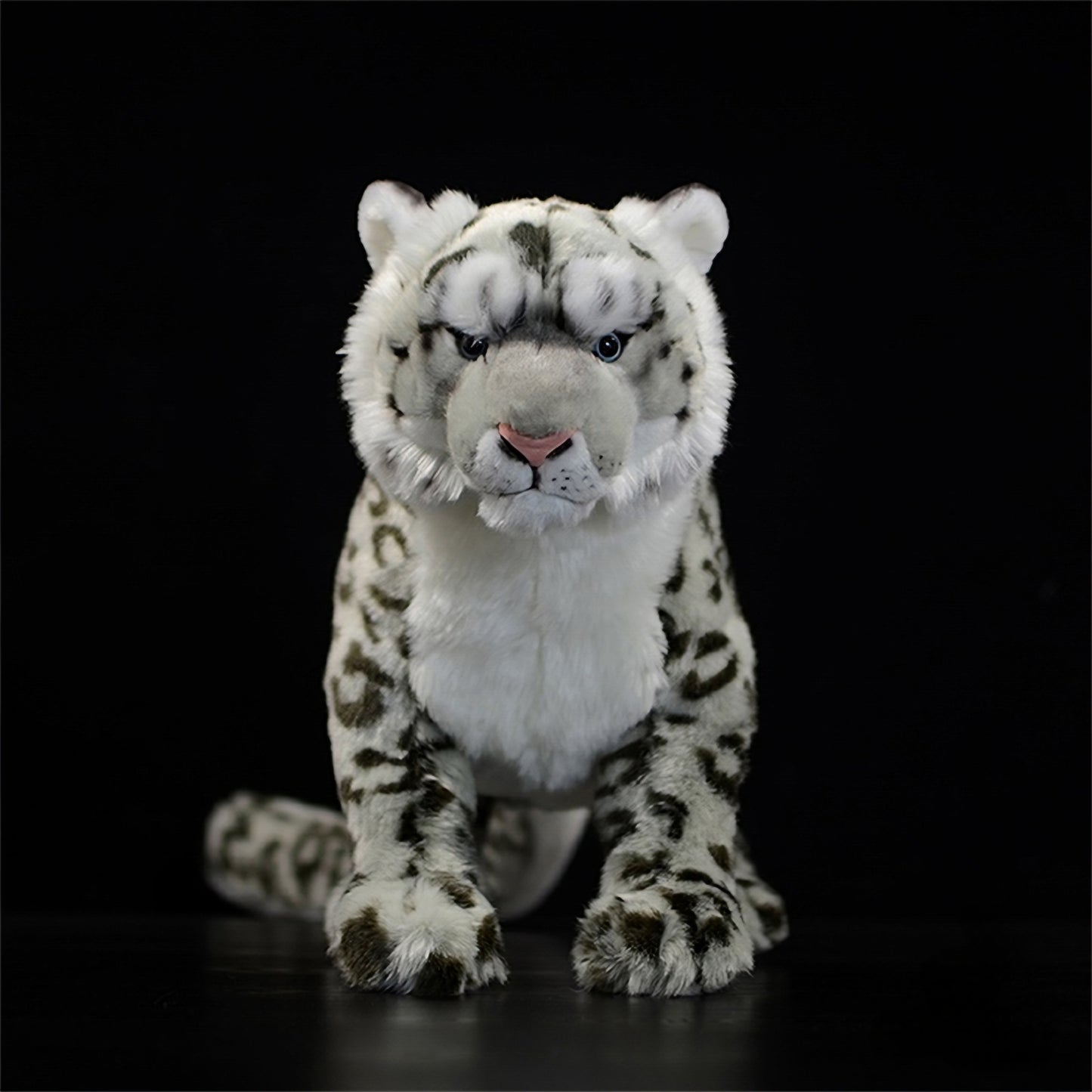 Realistic Snow Leopard Plush