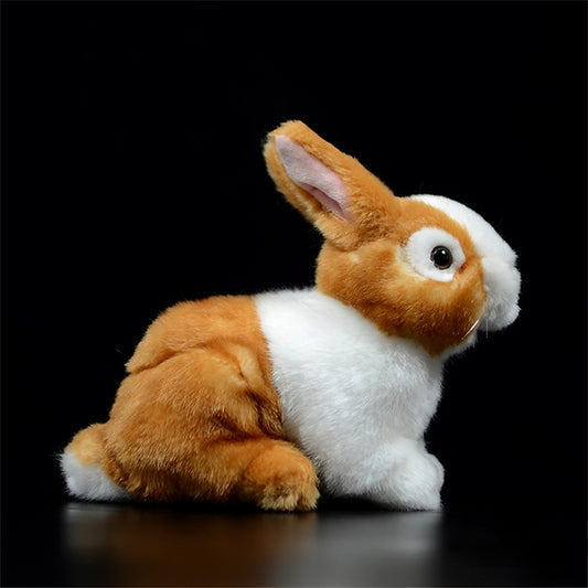 Realistic Dutch Bunny Plush