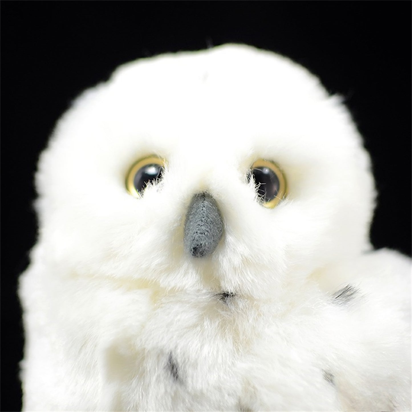 Realistic White Owl Plush