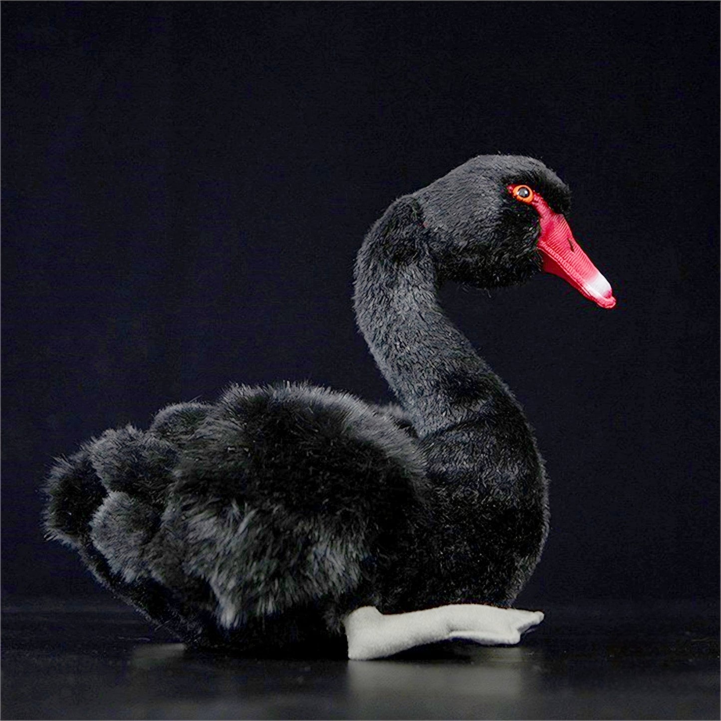 Realistic Black Swan Plush