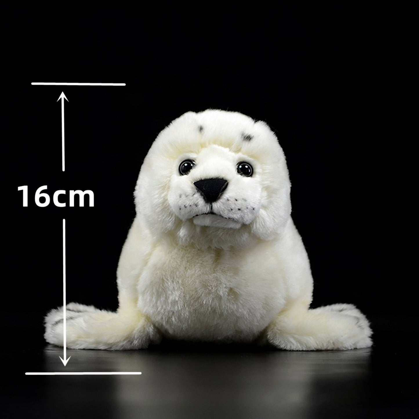 Realistic White Seal Plush