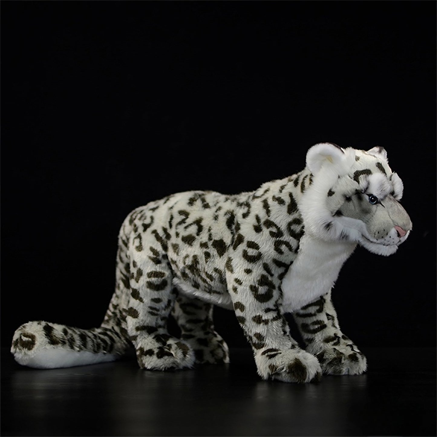 Realistic Snow Leopard Plush