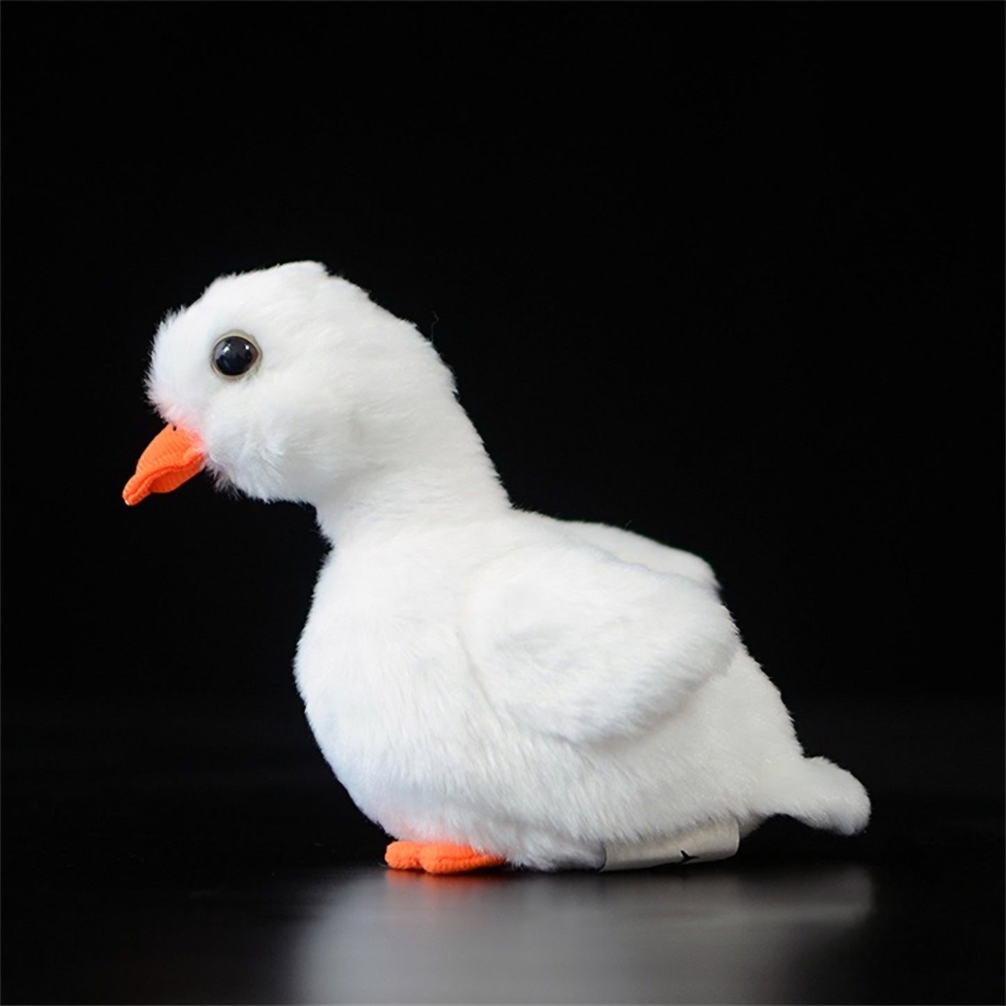 Realistic White Baby Duck Plush