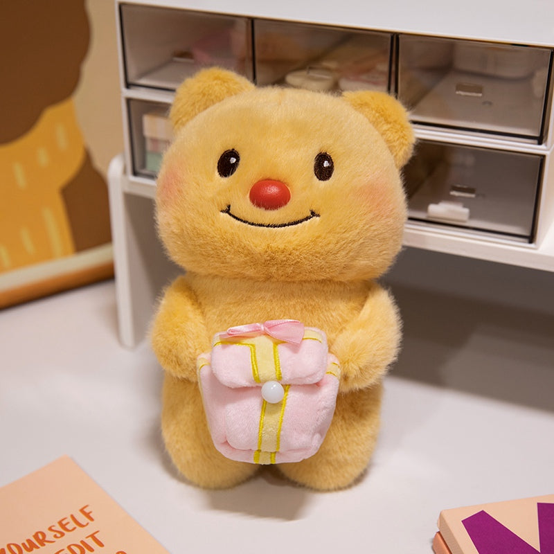 Adorable Bear Flower Bouquet Plush