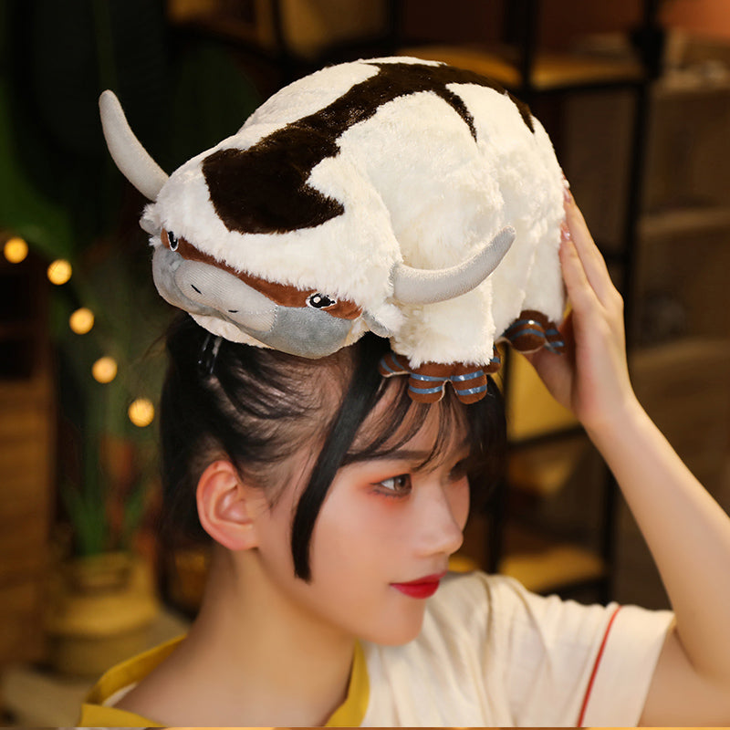 Kawaii Fluffy Cow Plush
