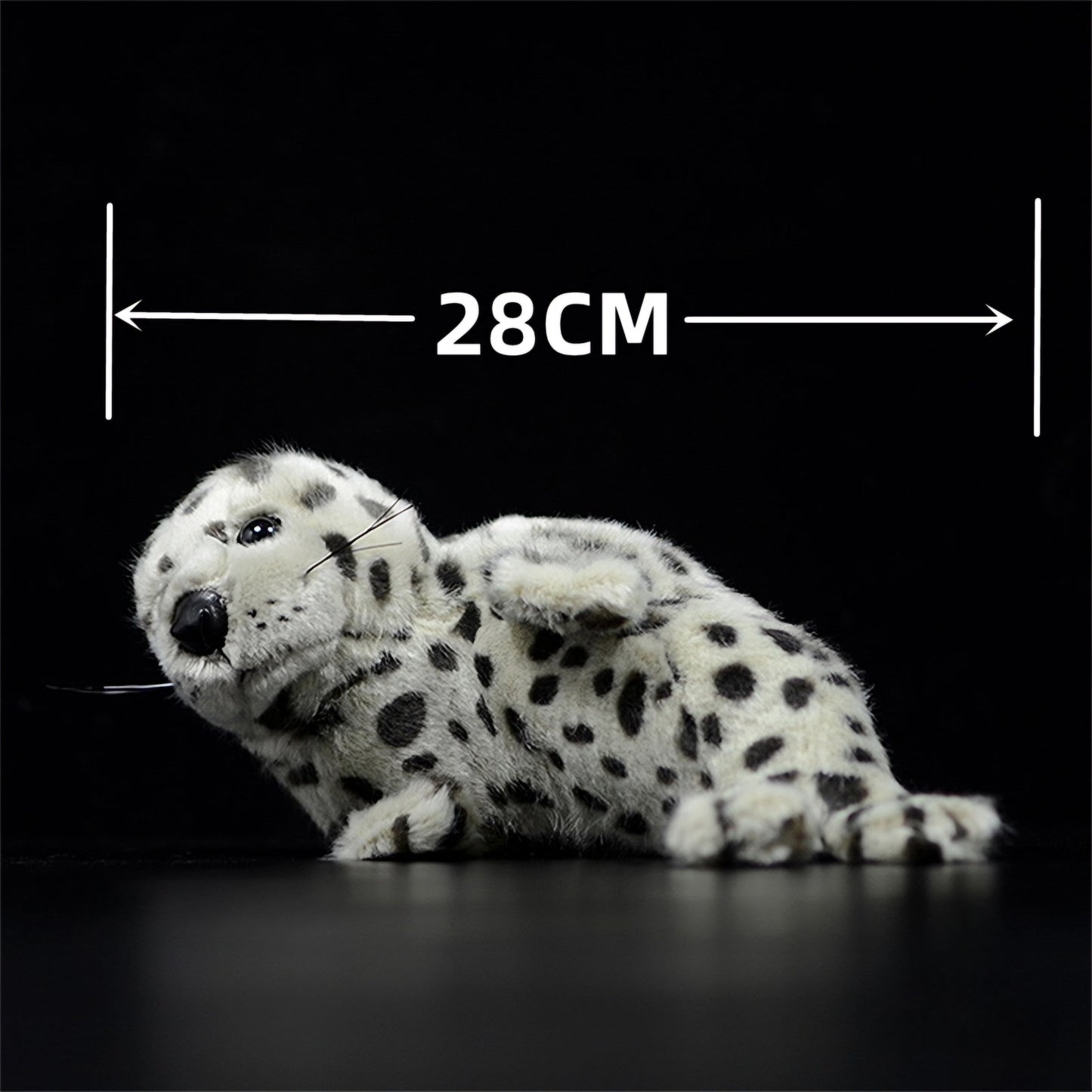 Realistic Leopard Seal Plush