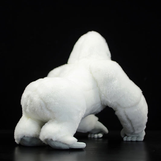 Realistic Albino Gorilla Plush