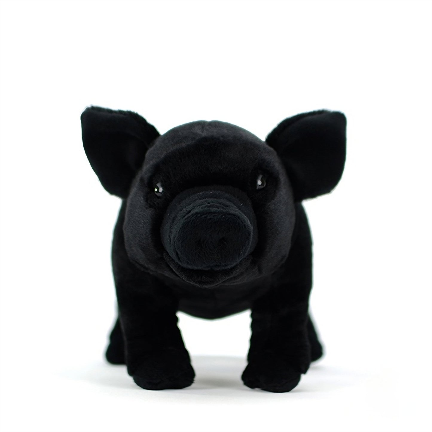 Realistic Black Pig Plush