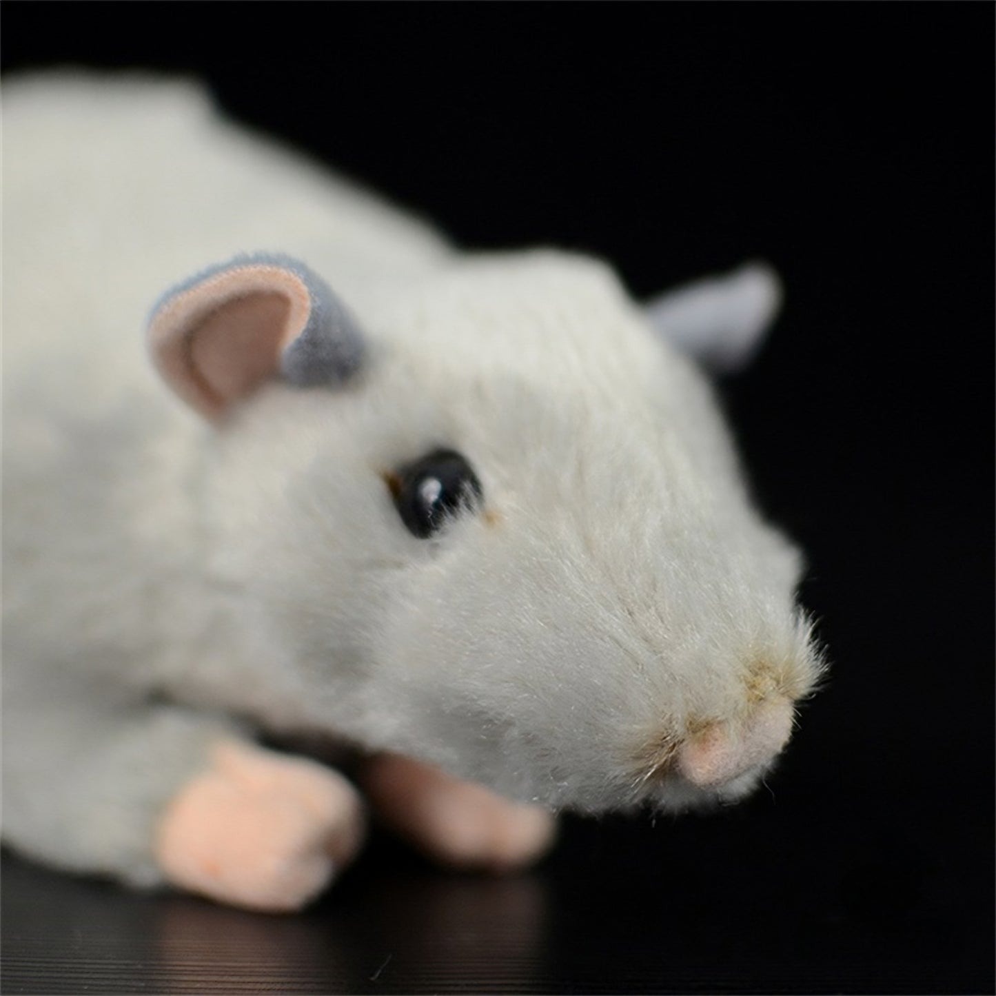 Realistic Grey Mouse Plush