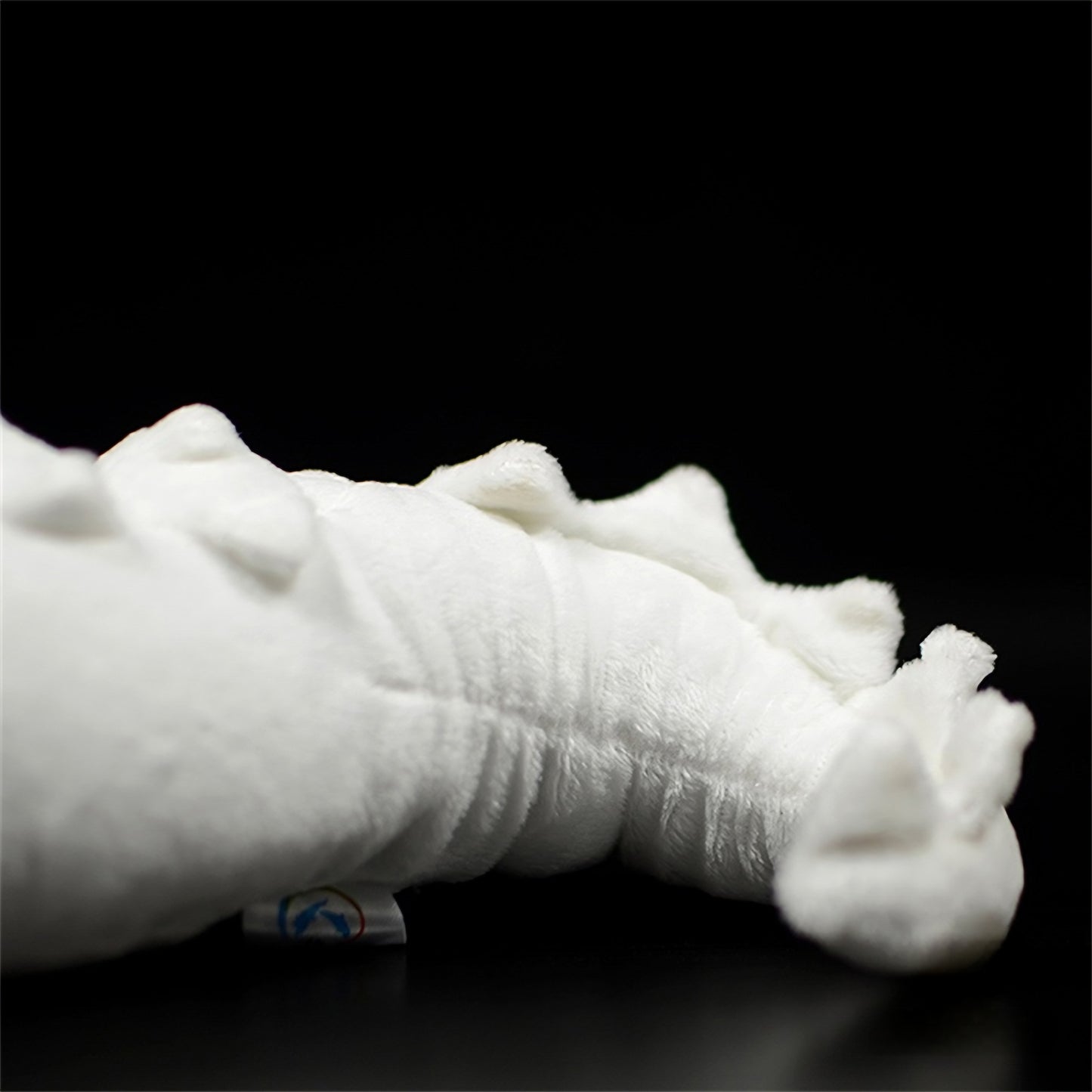 Realistic White Crocodile Plush