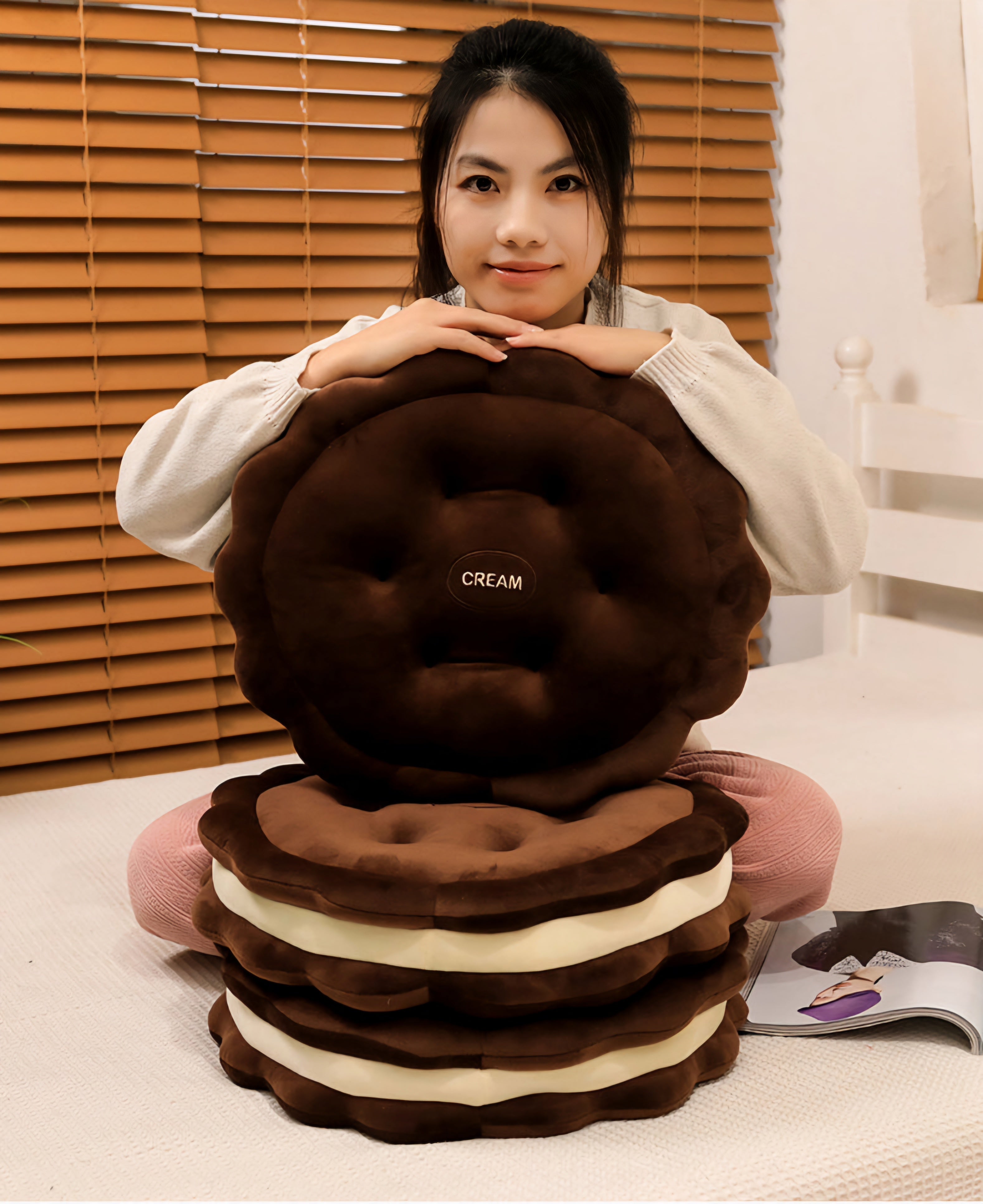 Cookie Cream Pillow Plush