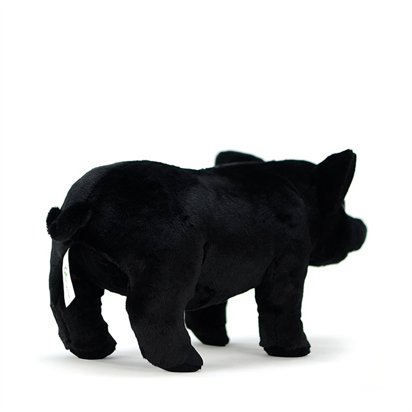 Realistic Black Pig Plush