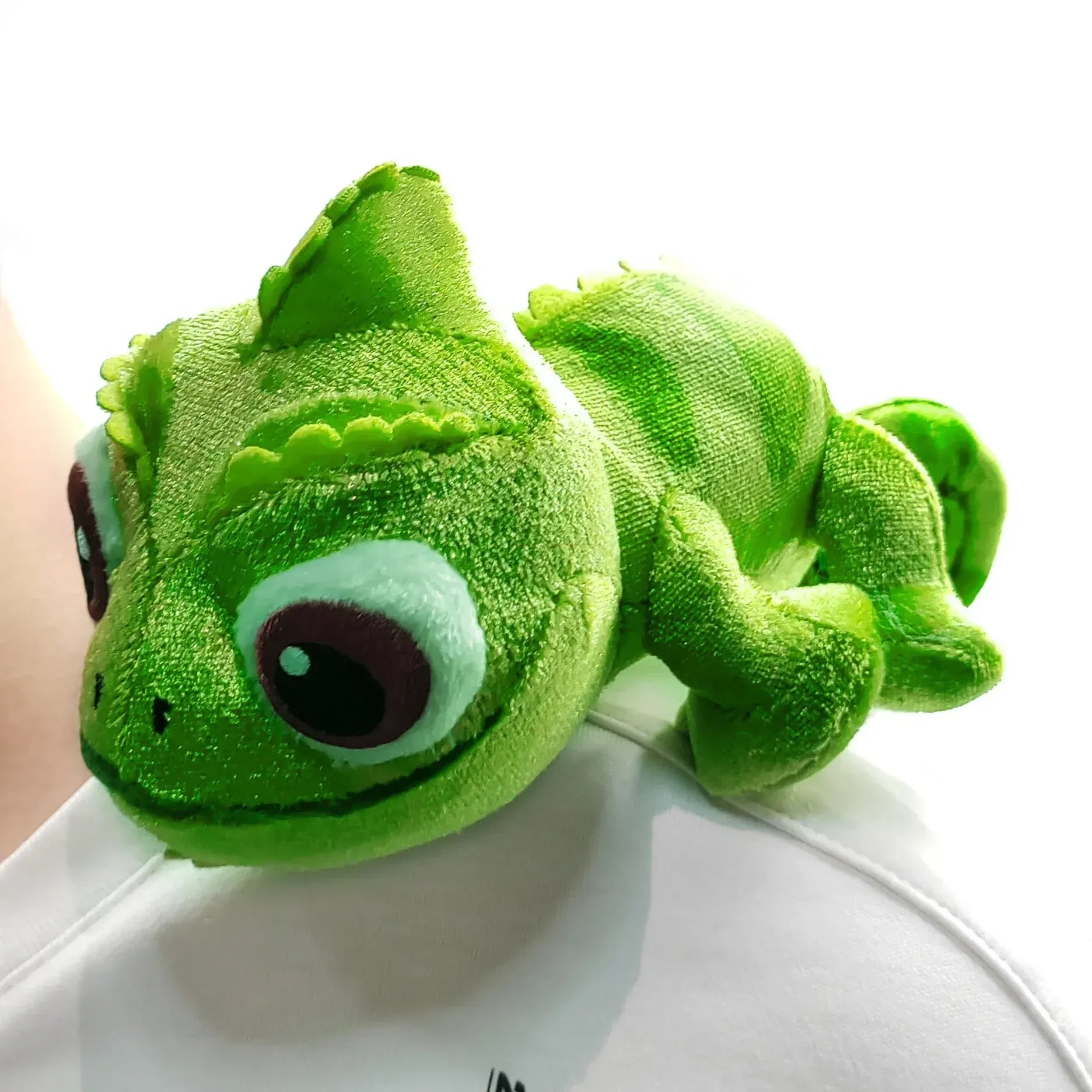 Cute Green Chameleon Plush