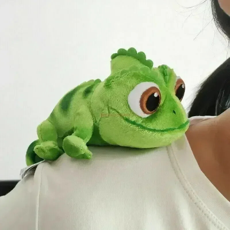 Cute Green Chameleon Plush
