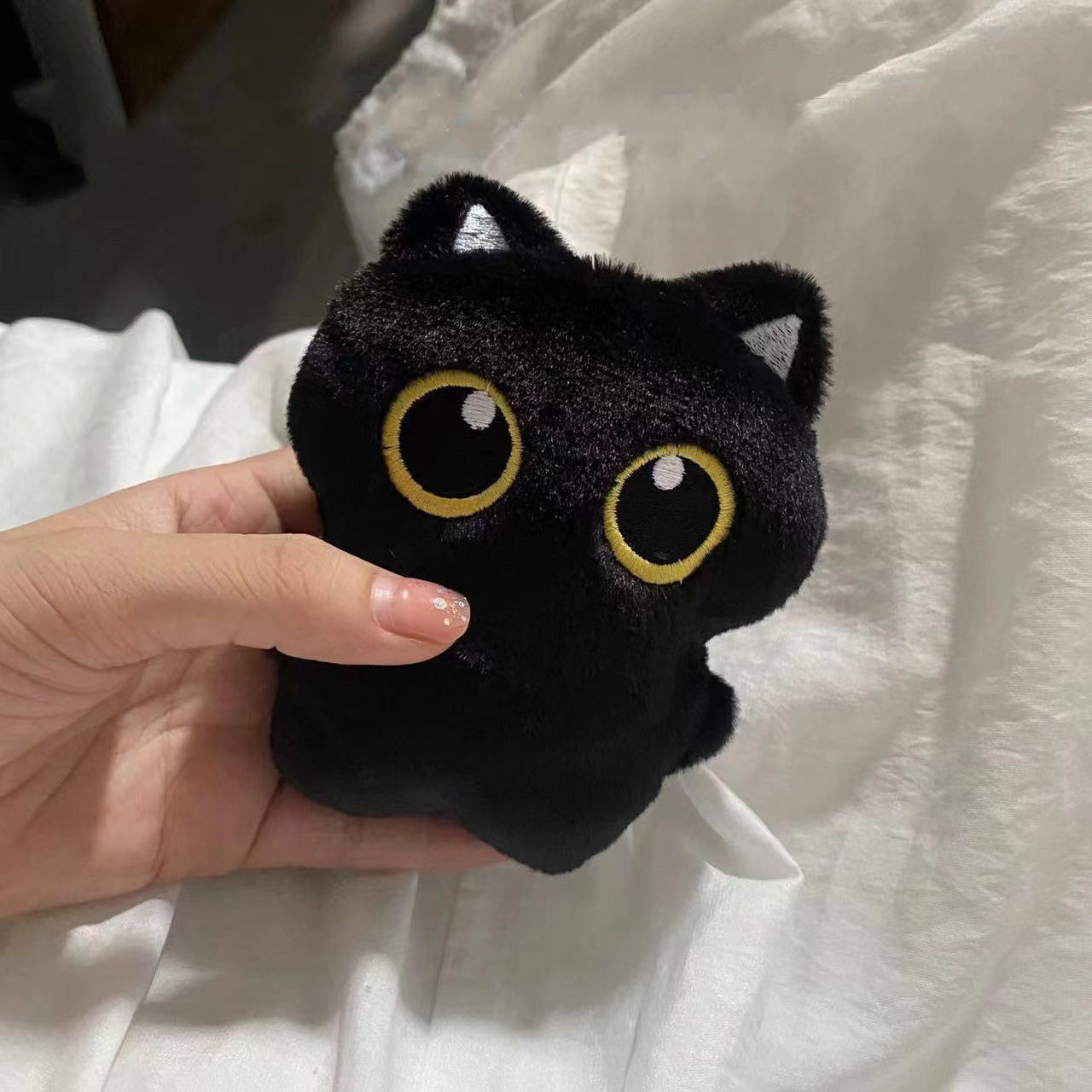 Cute Kawaii Black Cat Plushie
